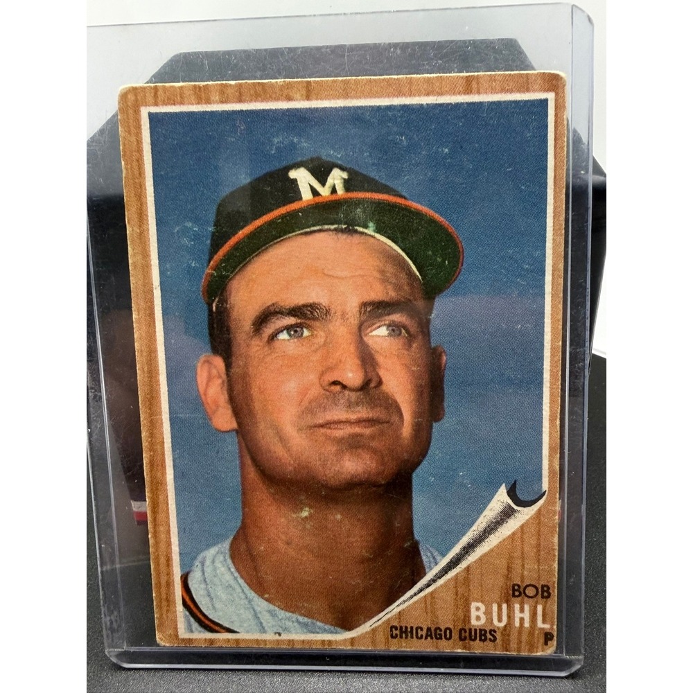 1962 Topps #458 Bob Buhl Cubs